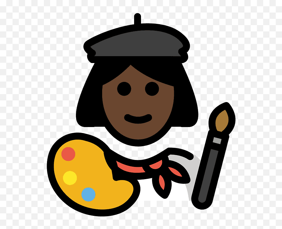 Woman Artist Emoji Clipart Free Download Transparent Png - Artist,Female Emojis