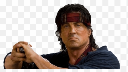 Sylvester Stallone Rambo Transparent - Sylvester Stallone Rambo Png Emoji,Rambo Emoji