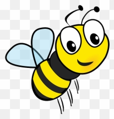 Honey Bee Flying - Cartoon Png Emoji
