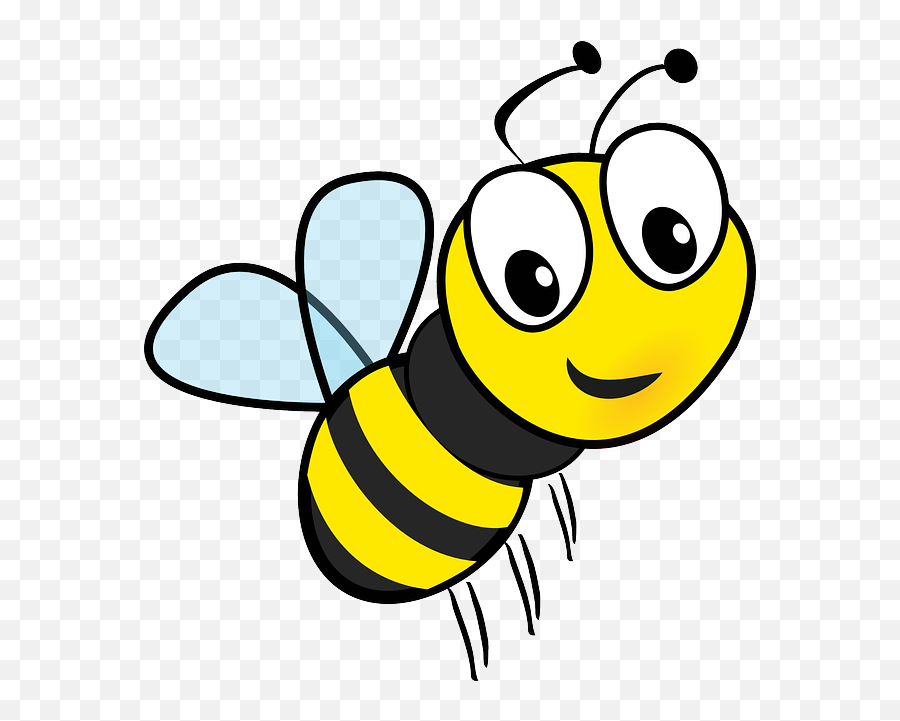 Honey Bee Flying - Bee Cartoon Png Emoji,Bee Emoticon