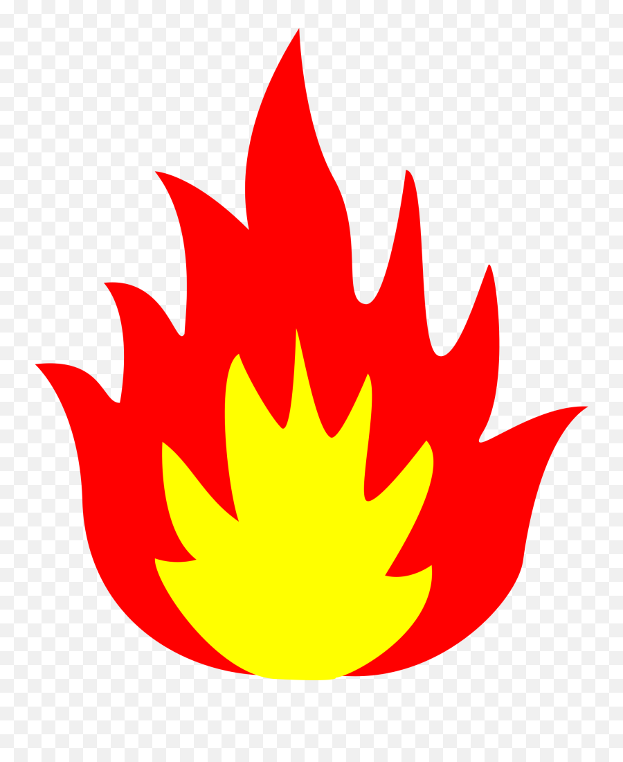 Flame Clipart Single Flame Flame Single Flame Transparent - Flame Fire Clip Art Emoji,Flame Emoji Png