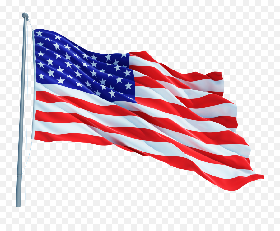 American Flag Png Transparent Transparent American Flag - Transparent Background American Flag Pole Emoji,America Flag Emoji