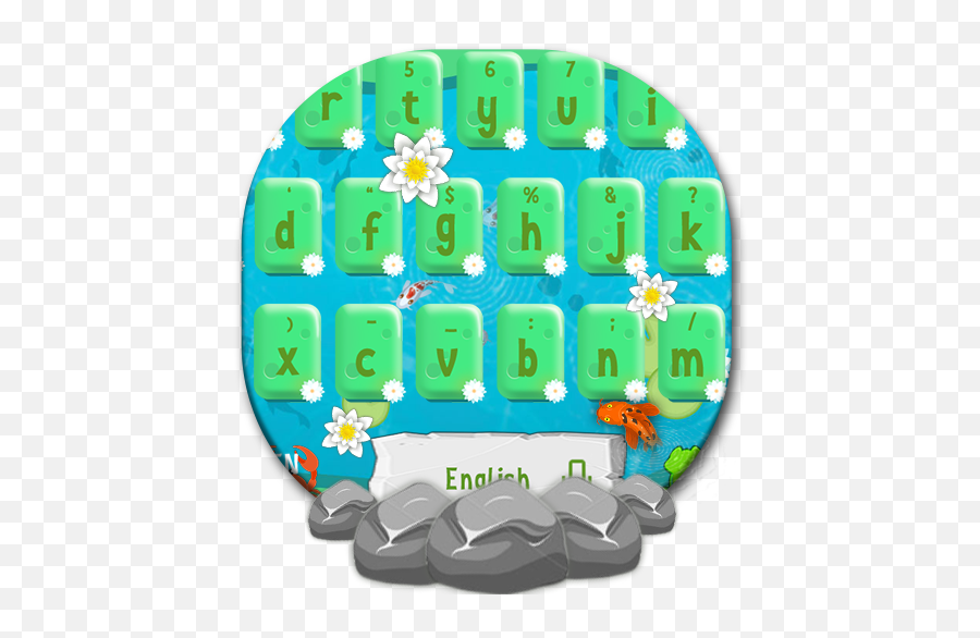 Fish Pond Gravity Keyboard Theme - Illustration Emoji,Lily Pad Emoji