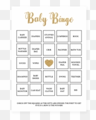 Baby Shower Bingo - Cards Emoji