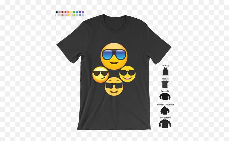 Stubble Bearded Smiley Face Emoji Shirt - Smiley,Cool Emoji Faces