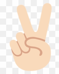 Emoji U270c 1f3fb - Sign