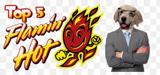 Fat4alls Top 5 Flamin Hot Snacks - Cheeto Man Emoji