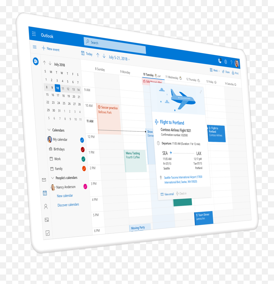 Outlook Calendar On Tablet - Computer Icon Emoji,Using Emojis In Outlook