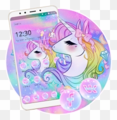 Rainbow Shiny Unicorn Theme u2013 Google Play ilovalari - Magical Drawing Emoji