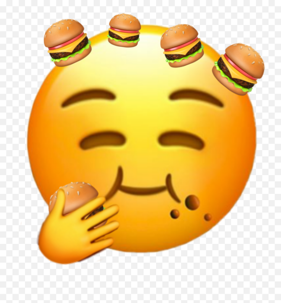 Emoji Burger Ah Yes B O R G E R Sticker By Nadia - Happy,Yes Emoji