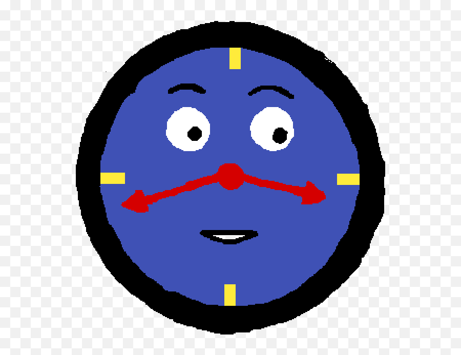 Tony The Clock - Smiley Clipart Full Size Clipart Clock Don T Hug Me I M Scared Emoji,Drooling Emoticon