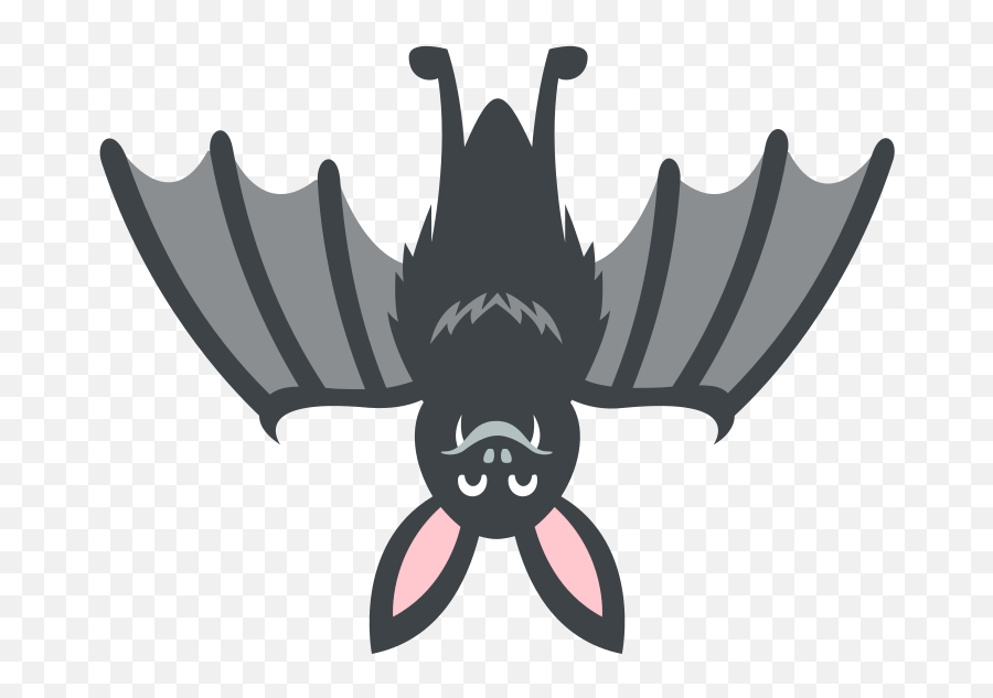 Emojione 1f987 - Discord Bat Emoji,Chicken Wing Emoji