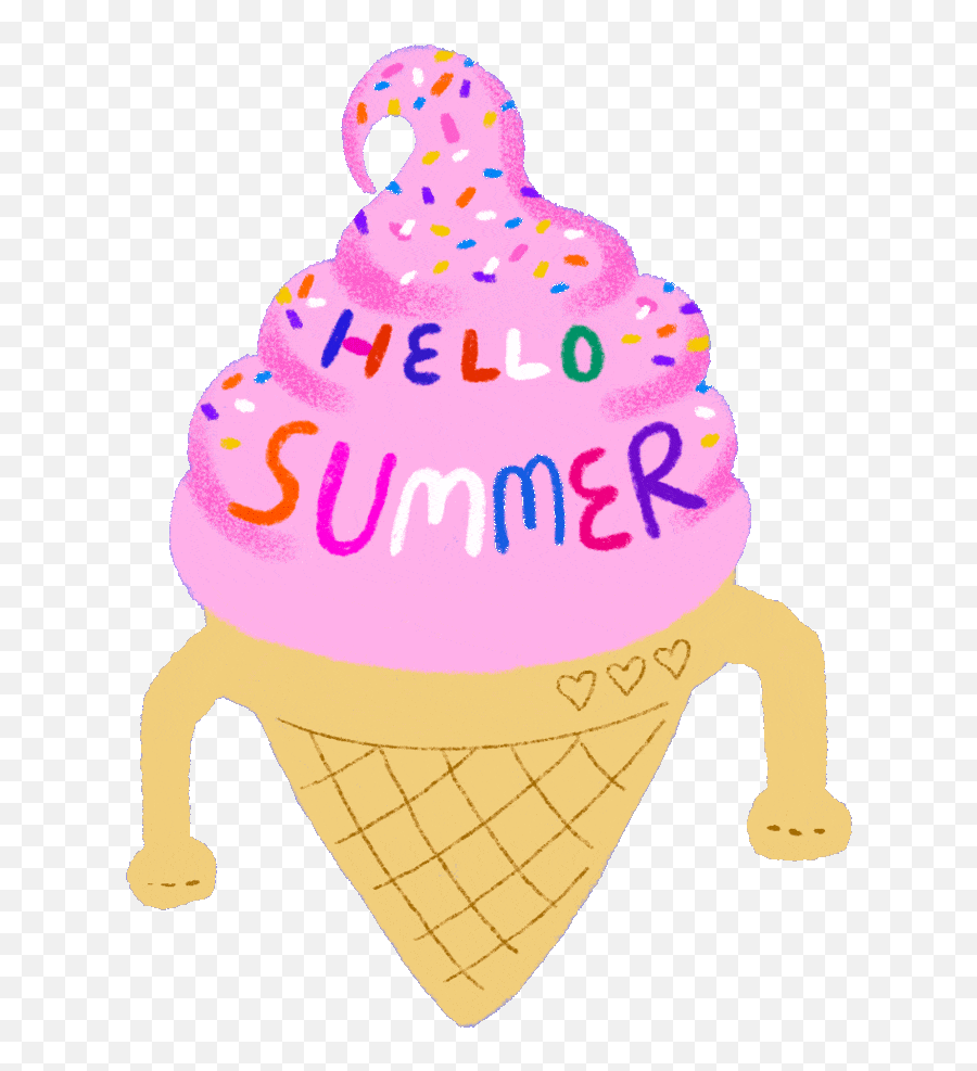 Top Hot Summer Stickers For Android U0026 Ios Gfycat - Gif Ice Cream Emoji,Ice Cream Sun Emoji