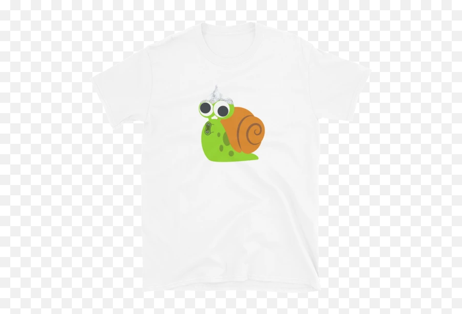 Snaily - Short Sleeve Emoji,Tinfoil Hat Emoji