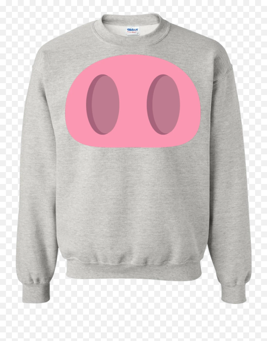 Pig Nose Emoji Sweatshirt - Fleetwood Mac Crewneck Sweatshirt,Pig Nose Emoji