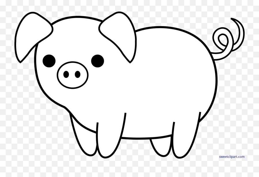 Pigs Clipart Piglet Pigs Piglet Transparent Free For - Pig Image To Draw Emoji,Piglet Emoticon