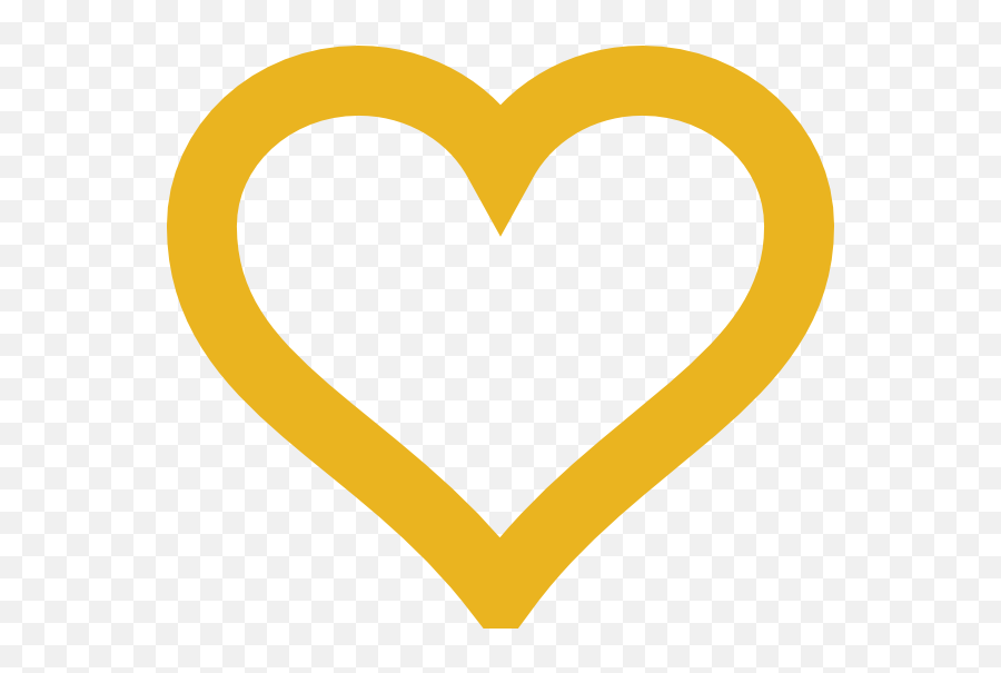 Free Gold Heart Download Free Clip Art Free Clip Art - Yellow Heart Frame Png Emoji,Golden Heart Emoji