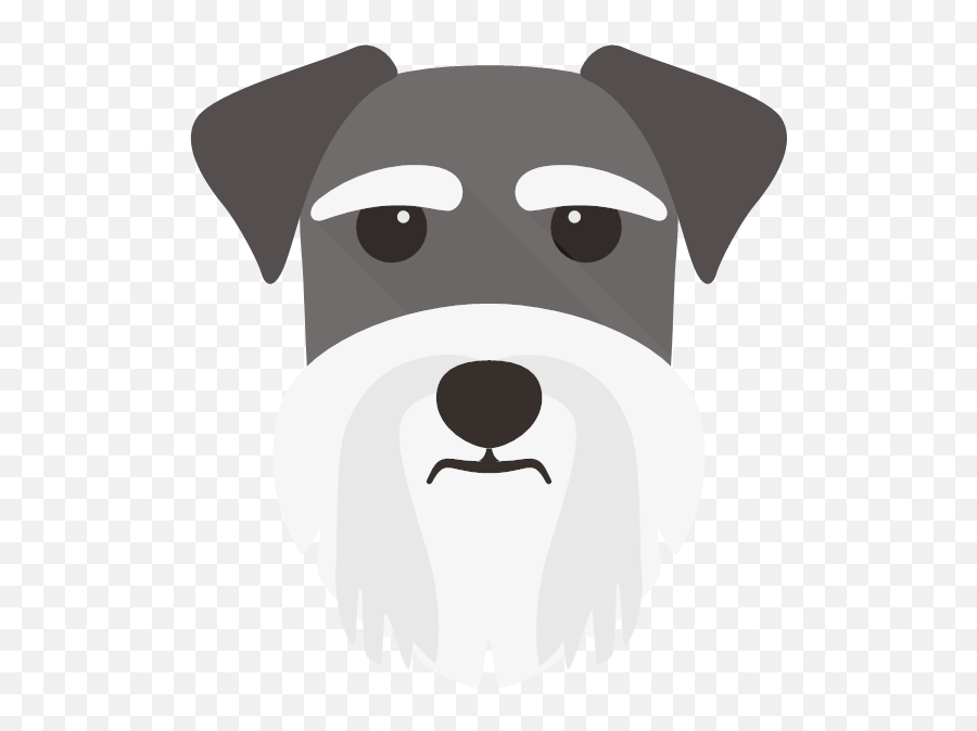 Personalized Dog Leads Leashes - Miniature Schnauzer Puppy Cartoon Emoji,Schnauzer Emoji