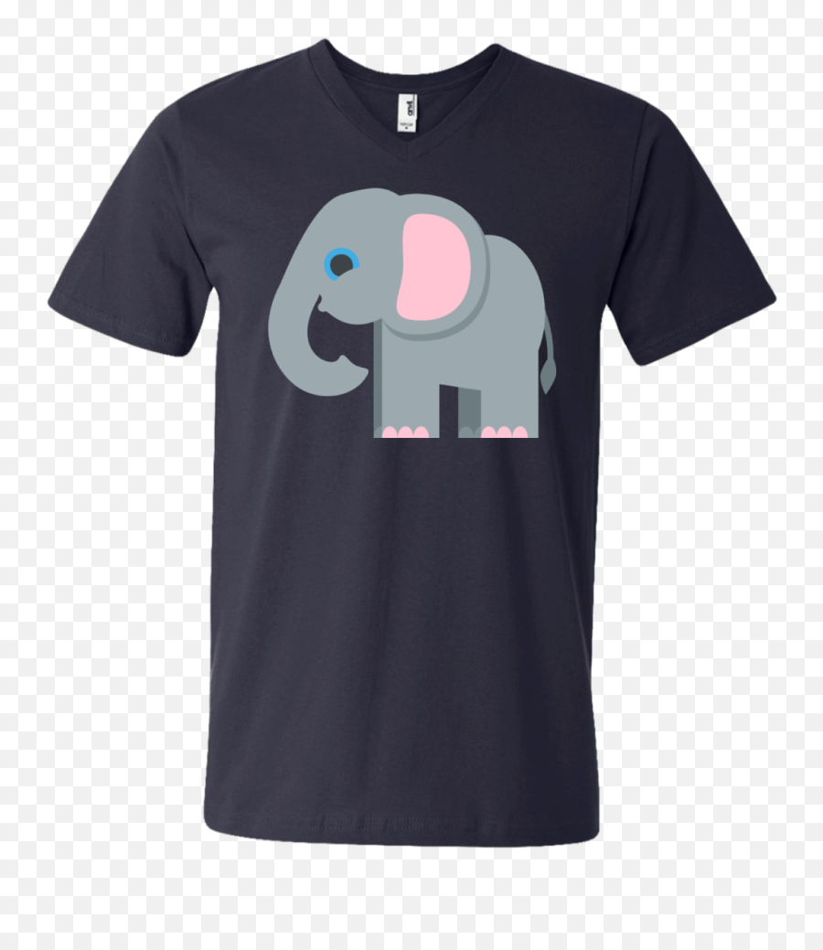 Elephant Emoji Mens V,Elephant Emoji