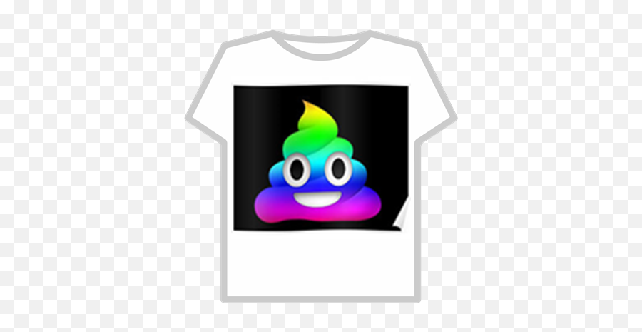 Poop Rainbow Emoji - T Shirt Gogeta Roblox,Rainbow Emoji