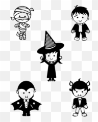 Monstres Dhalloween Classiques - Classic Halloween Monsters Clipart Emoji