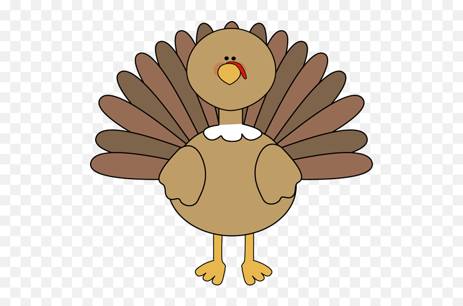 Smiley Face Turkey Clipart - Cute Thanksgiving Clipart Emoji,Ostrich Emoji