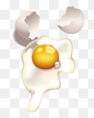 Broken Egg Vector Illustration - Egg Clip Art Emoji,Chicken Emoticon