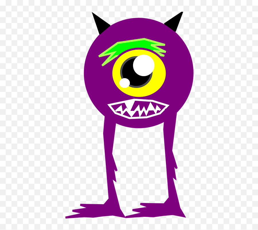Free Alien Monster Vectors - Cartoon Picture Of A Creature With Legs Emoji,Drooling Emoji