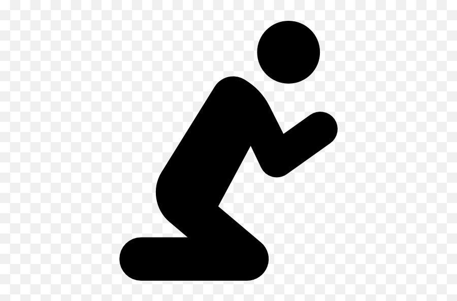 Pray Vector Kneeling Transparent Png - Praying Icon Png Emoji,Kneeling Emoji