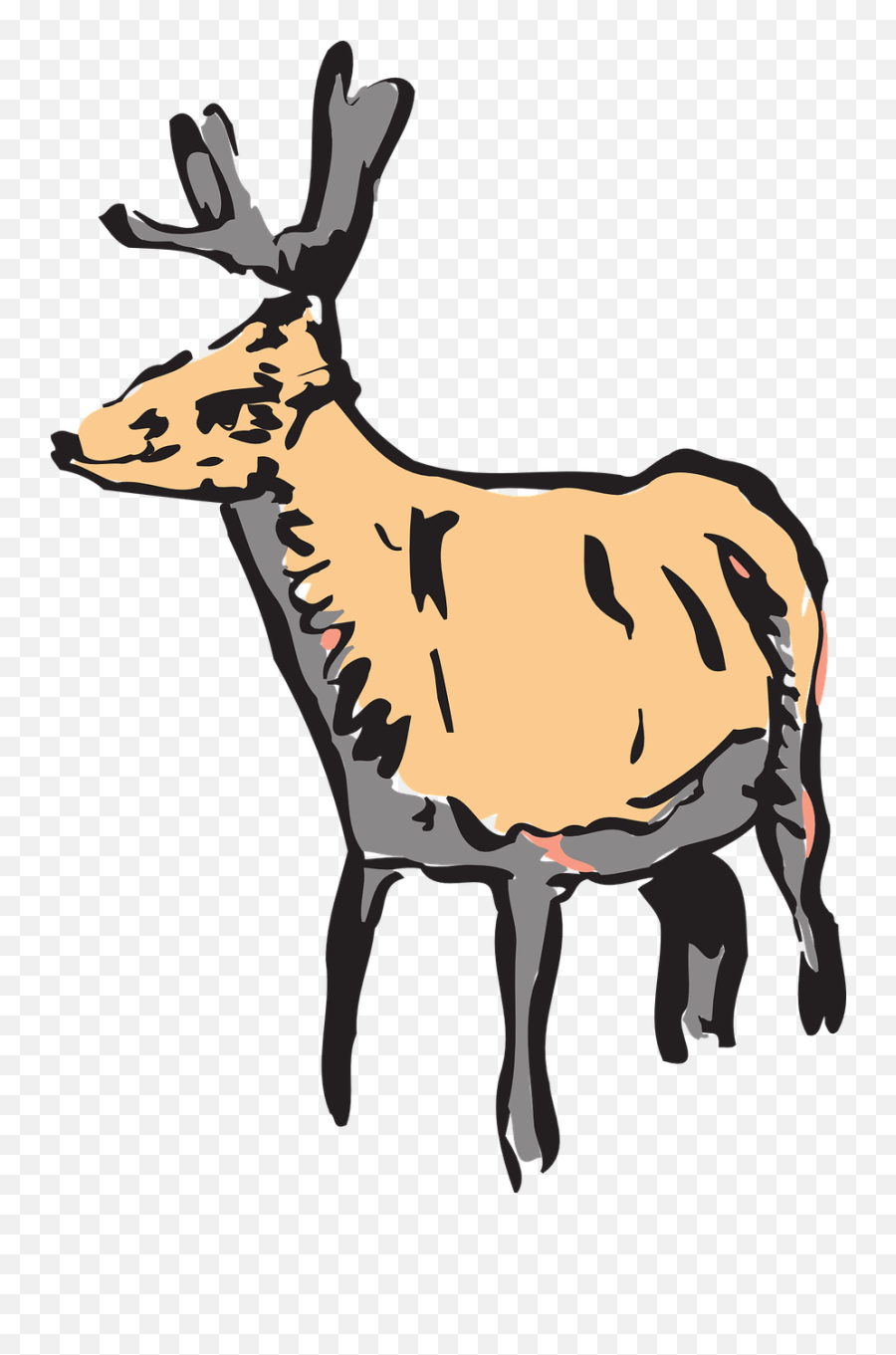 Deer Wild Animal Wildlife Forest - Deer Emoji,Deer Hunting Emoji