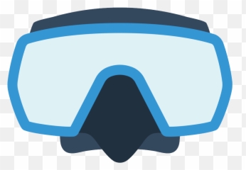 Snorkel Diving Mask Png - Scuba Mask Cartoon Png Emoji,Hockey Mask Emoji