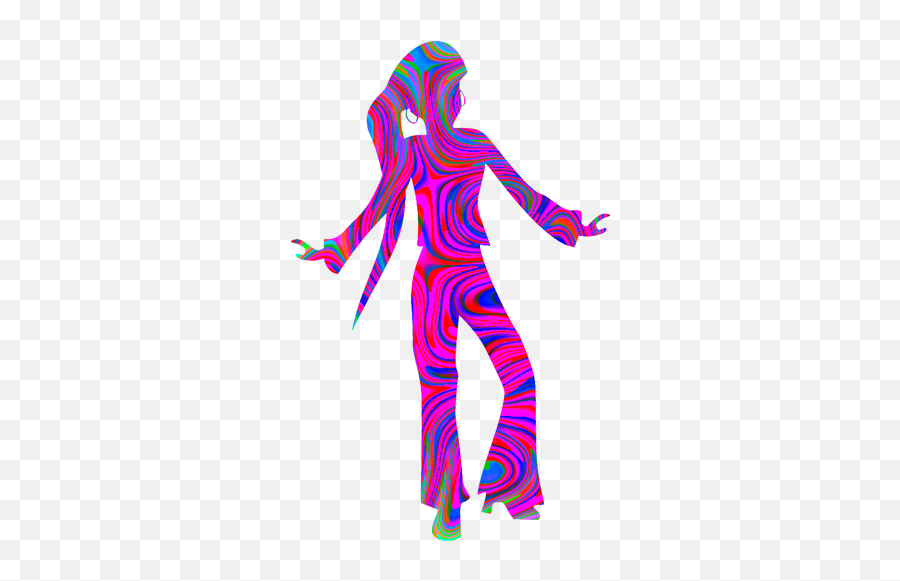 Colourful Disco Dancer - Saturday Night Fever Vector Emoji,Disco Ball Emoji