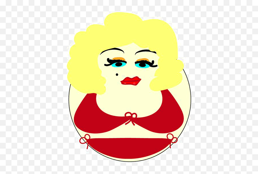 Marilyn Monroe - Cartoon Emoji,Sleeping Beauty Emoji