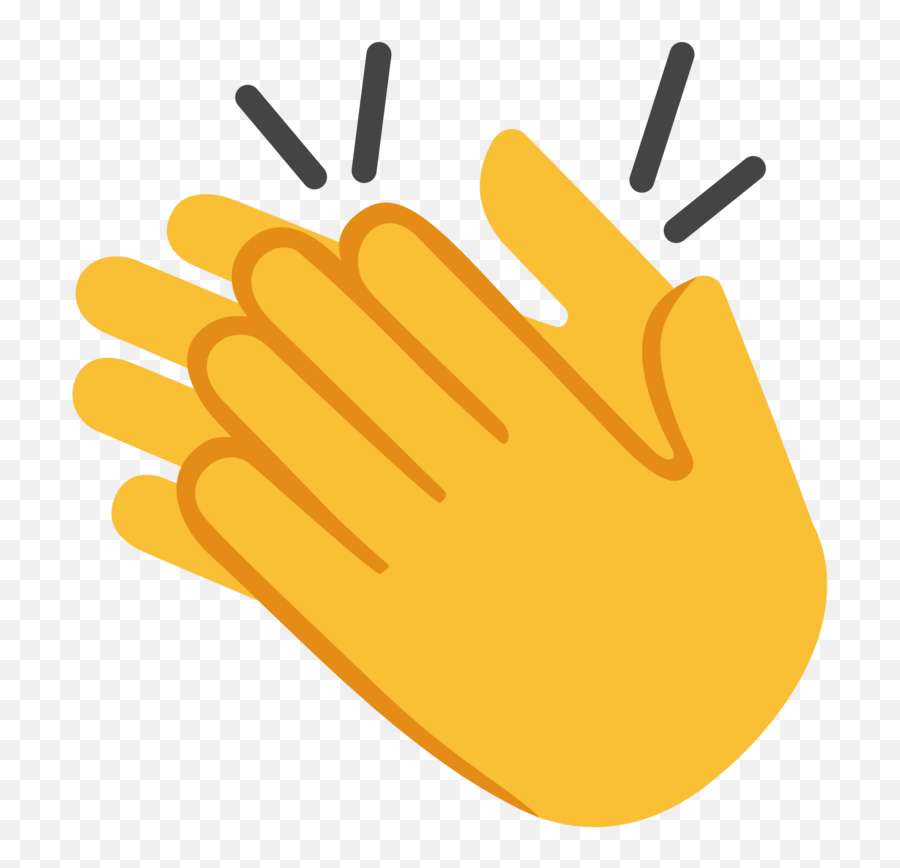 Applause Clapping Fonts Hand Noto Emoji - Clapping Hands Emoji Png,Emoji Beach Ball