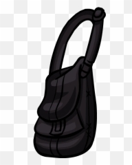 Black Shoulder Bag - Hobo Emoji
