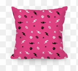 Hot Pink T - Cushion Emoji,Dancing Girl Emoji Pillow