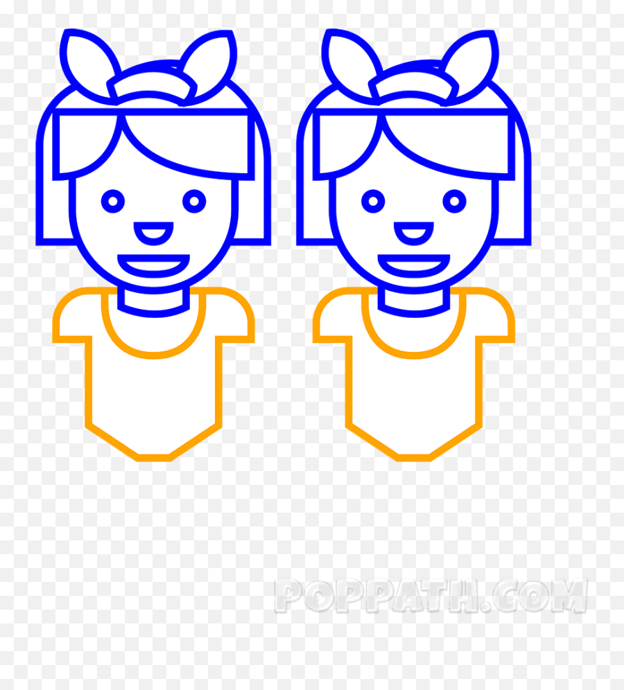 How To Draw Women With Bunny Ears Emoji - Woman,Dancing Girls Emoji