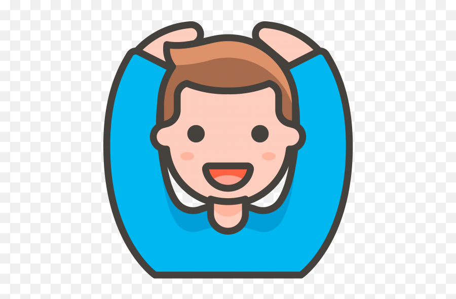 Man Gesturing Ok Emoji Png Transparent - Emoji Brazos Arriba Hombre,Ok Emoji