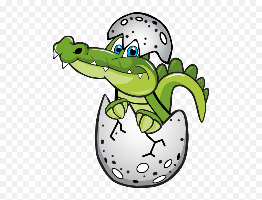 Gator Clipart Animal Crawl - Alligators Png Download Crocodile Egg Clipart Emoji,Alligator Emoji