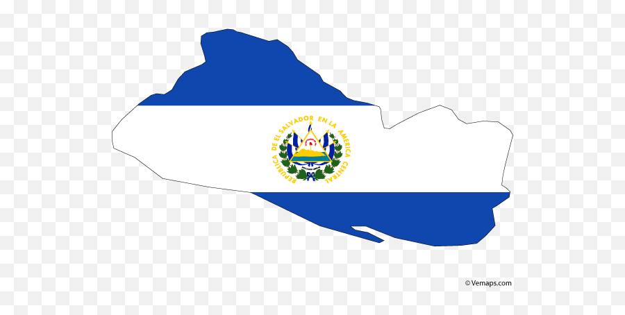 Flag Map Of El Salvador Map Vector Vector Free Salvador - El Salvador Map Flag Emoji,Austria Flag Emoji