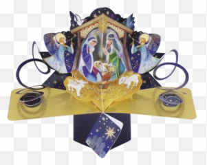 Home Collection - Second Nature Pop Ups Greeting Card Emoji,Nativity Emoji