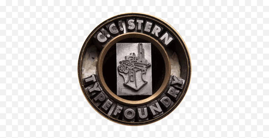 Cc Stern Type Foundryu0027s Museum Of Metal Typography - Emblem Emoji,Stern Emoji