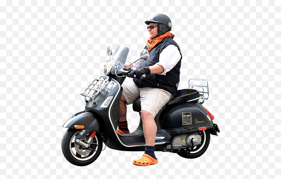 When You Dont Have The Words Just - Vespa Emoji,Scooter Emoji