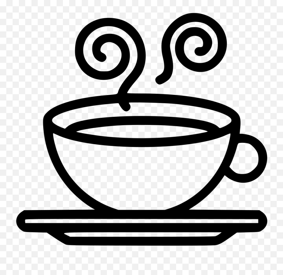 Coffee Clip Hot Beverage Transparent - Clip Art Cup Saucer Emoji,Hot Beverage Emoji