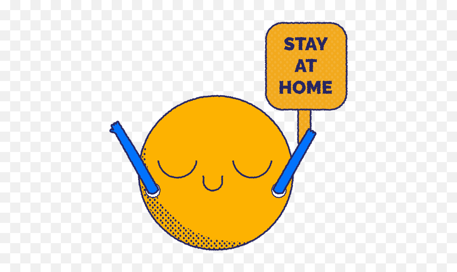Stay At Home Emoji Flat - Emoji Laando As Maos,Buildings Emoji