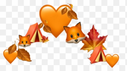 Fox Tent Camping Nature Heart Sticker - Illustration Emoji,Camping Emojis