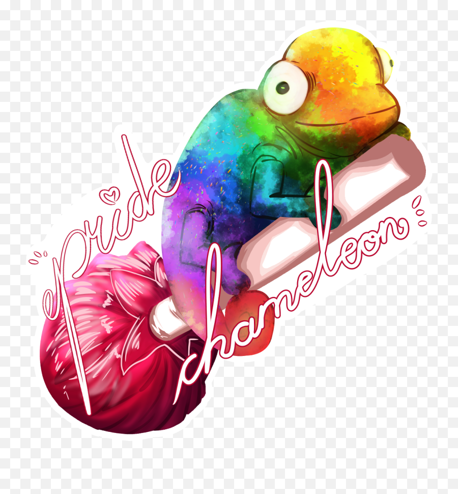 Pride Chamaleon Little Something For Pride Month Its Also - Soft Emoji,Gay Pride Emojis