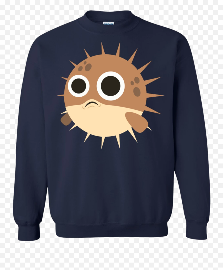 Puff Fish Emoji Sweatshirt - Video Game Ugly Christmas Sweater,Puff Emoji