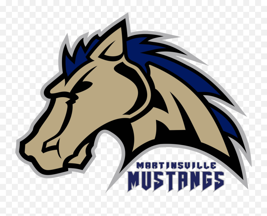 Martinsville Mustangs Clipart - Automotive Decal Emoji,Mustang Emoji