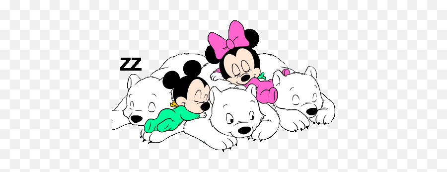 Mickey Mouse Pretty Animated Pictures Beautiful Mouse - They Are Sleeping Clipart Gif Emoji,Mickey Mouse Emoticon